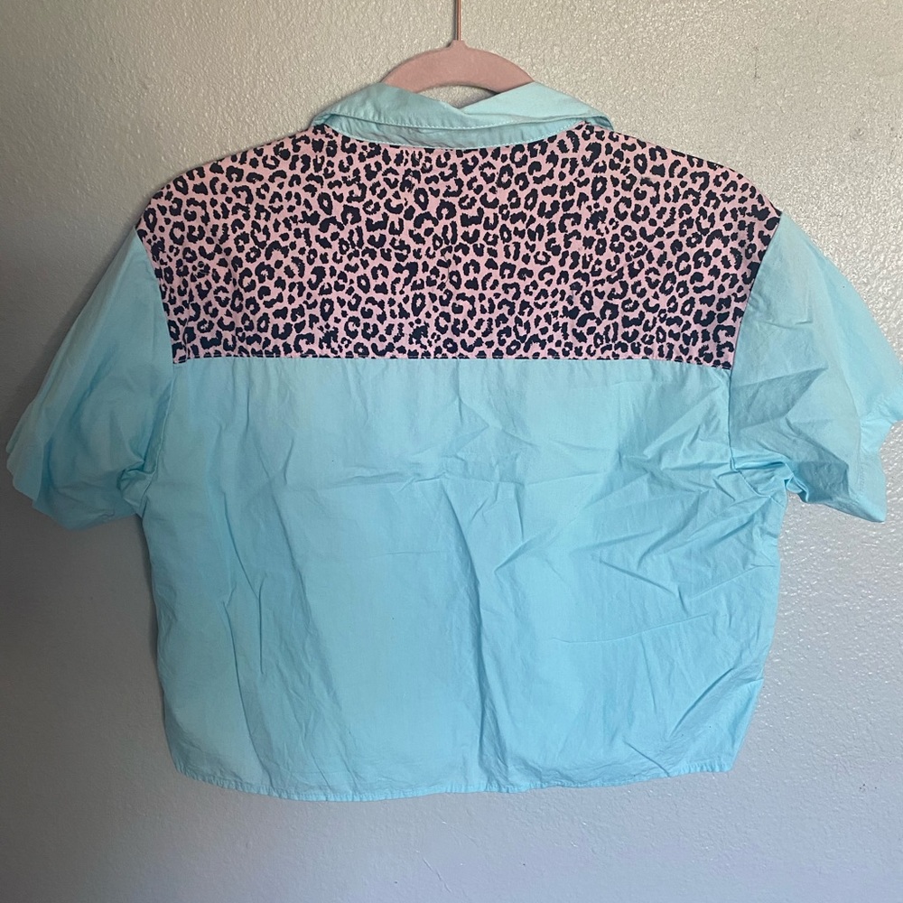 A.lab cropped button up - Picture 2 of 4